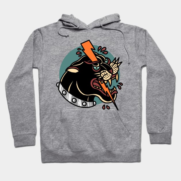 thunder panther tattoo tshirt Hoodie by donipacoceng